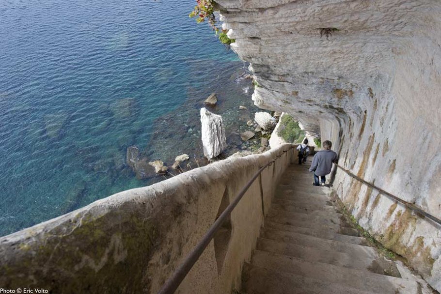 Descendez l'escalier du Roi d'Aragon